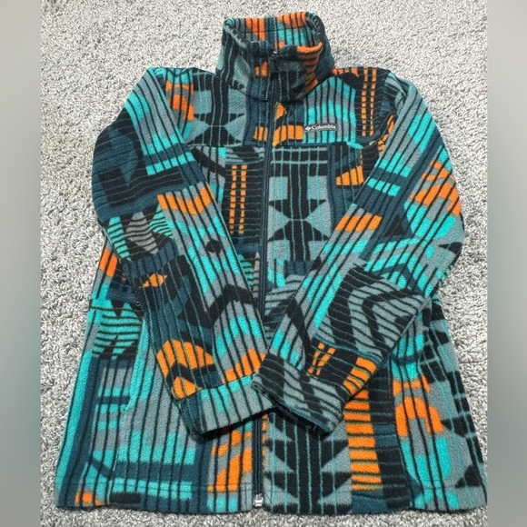 Columbia Other - Columbia Boys' Castle Dale Printed Full Zip Fleece Size M (10-12)